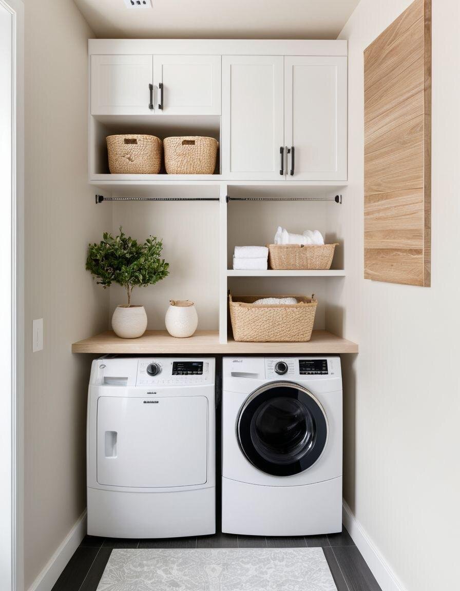 Custom floating furniture installation 14